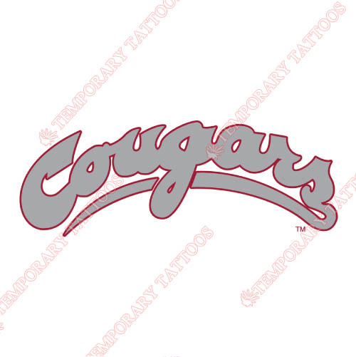 Washington State Cougars Customize Temporary Tattoos Stickers NO.6908